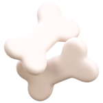 2 Dog Bones Icon