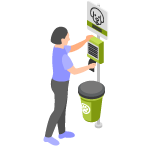 Pet Waste Station Installation