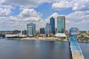 aerial view of jacksonville